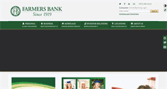 Desktop Screenshot of farmersbankva.com
